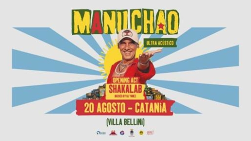 Manu Chao in concerto a Catania: stasera alla Villa l'unica tappa siciliana 