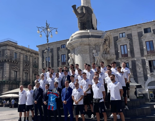 A Palazzo degli Elefanti la presentazione alla città del Catania Fc