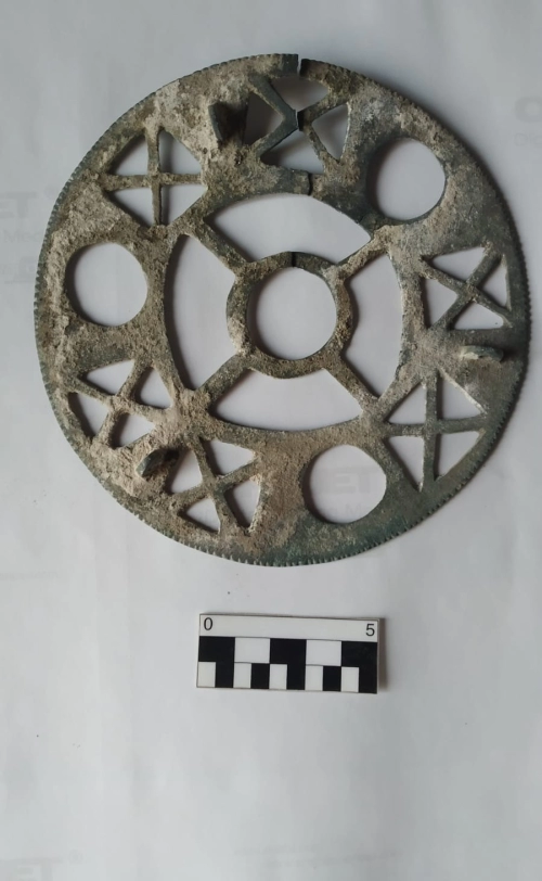 Beni culturali, ritrovato a Sutera un polycandelon bizantino