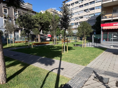 Catania, riecco fruibile piazza Turi Ferro